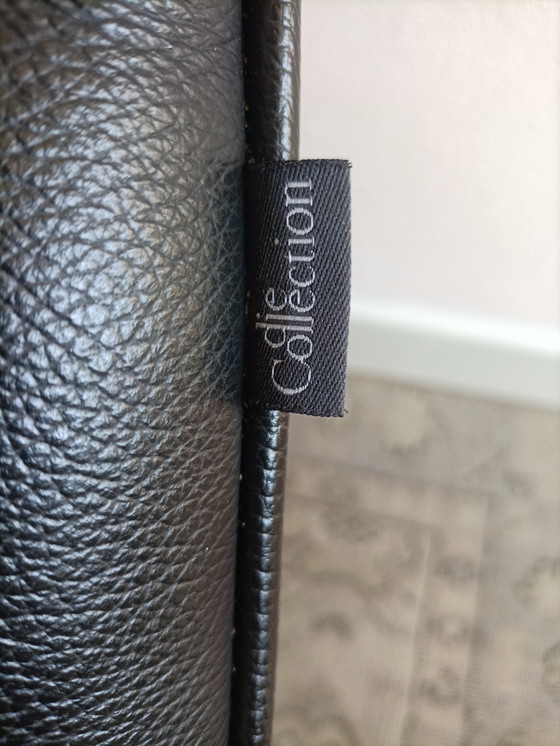 Image 1 of collection de chaises pivotantes en cuir