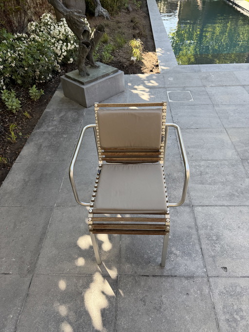   Extremis design tuinset – tafel + 8 stoelen + lounge set 3 stelen en voetbank