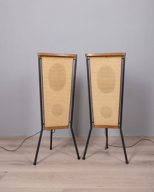 PAIR OF VINTAGE SPEAKERS FROM THE 1960S BY SCHAUB LORENZ