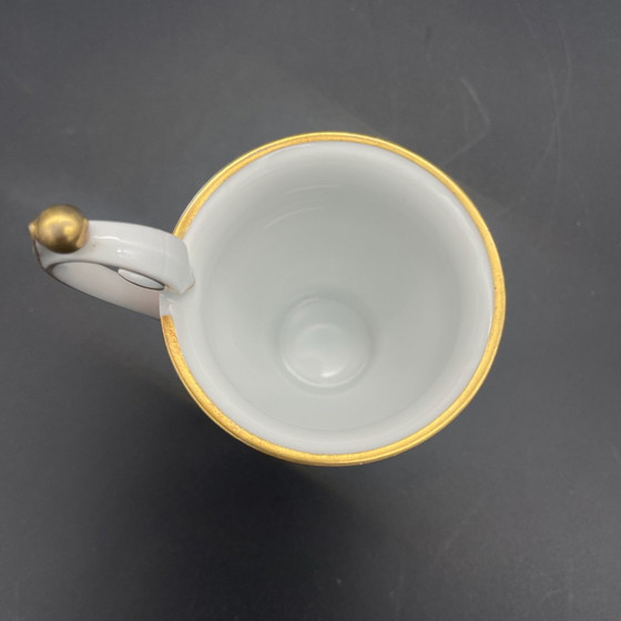 Freiberger Porzellan Mocha Cup with Gold Decoration, Sachsen Germany, Freiberger Porzellan, Sachsen, Crockery (photo 7 of 10)