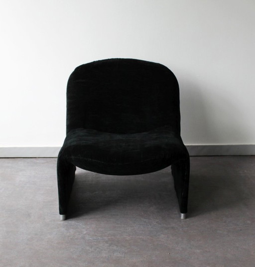 Fauteuil Alky par Giacarlo Piretti pour Castelli – Anonima Castelli, Velvet (photo 2 of 9)