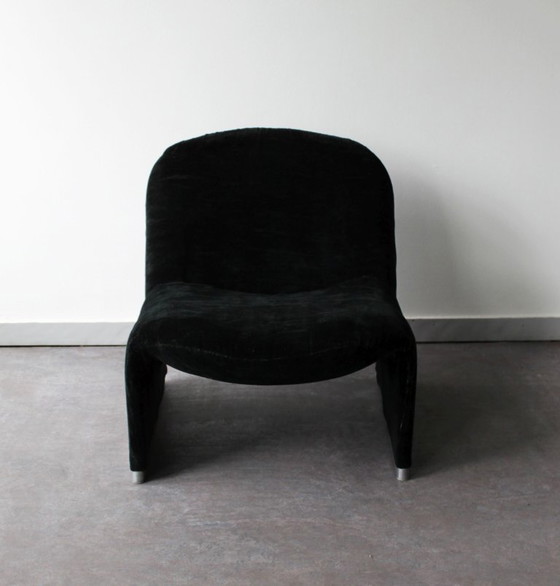Fauteuil Alky par Giacarlo Piretti pour Castelli – Anonima Castelli, Velvet (photo 2 of 9)