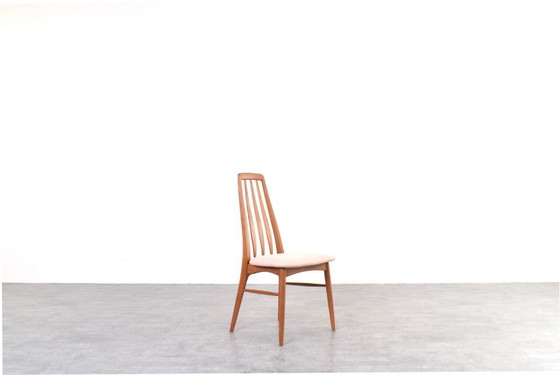 Image 1 of Sedie da pranzo Eva Mid-Century in teak e lana di Niels Koefoed per Koefoed Hornslet, anni '60, set di 4