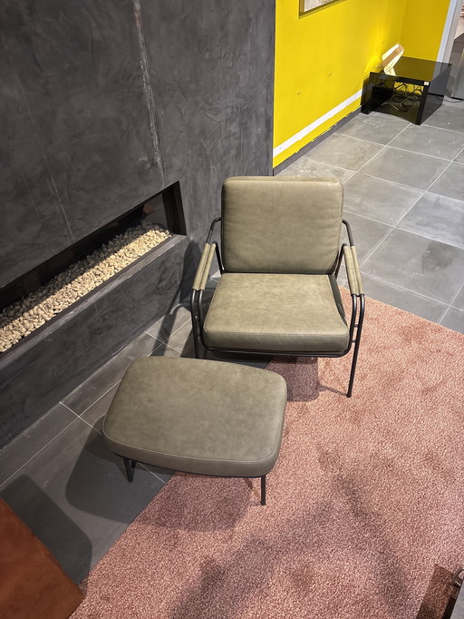 Fauteuil avec repose-pieds