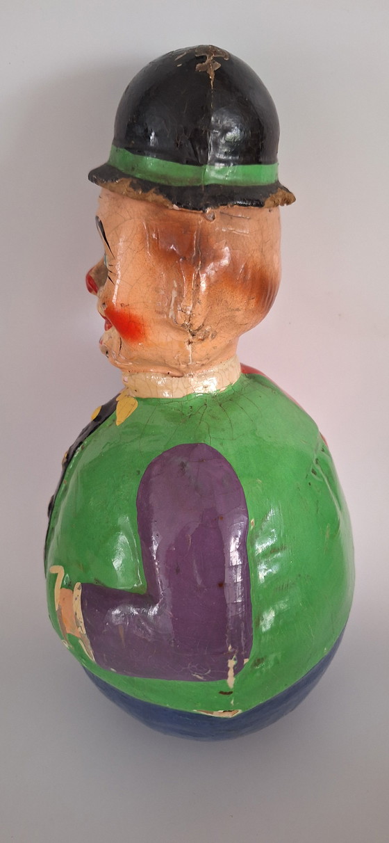 Image 1 of Unique collection of antique Roly Poly Shoe Hut clowns