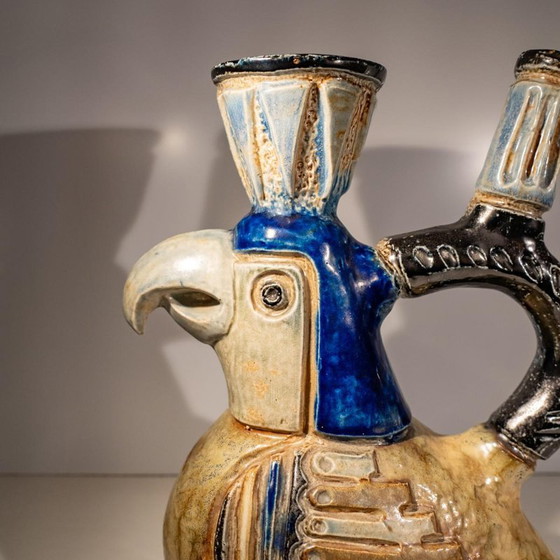 Vaso Sculture in ceramica zoomorfa di Jules Guérin, anni '50 (photo 8 of 13)