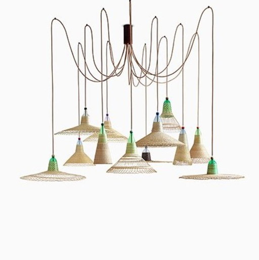 Lustre, Design Álvaro Catalán de Ocón – kroonluchters, Plastic, Metal