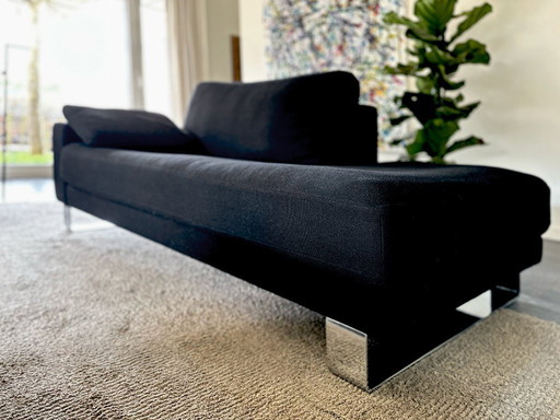 Divani Rolf Benz EGO G; 2 pezzi (3 + 2 posti; tessuto nero)