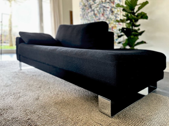 Image 1 of Divani Rolf Benz EGO G; 2 pezzi (3 + 2 posti; tessuto nero)