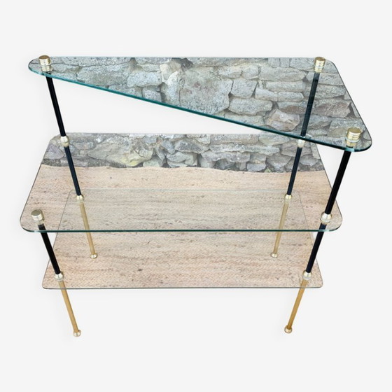 Image 1 of Mensola in vetro vintage degli anni '50/'60