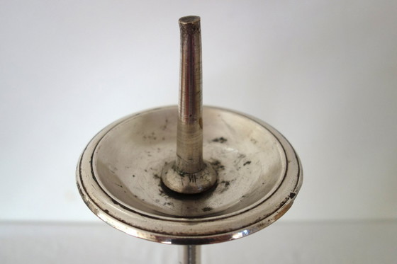 Image 1 of Kerzenhalter aus versilberter Bronze, 19. Jahrhundert, Frankreich