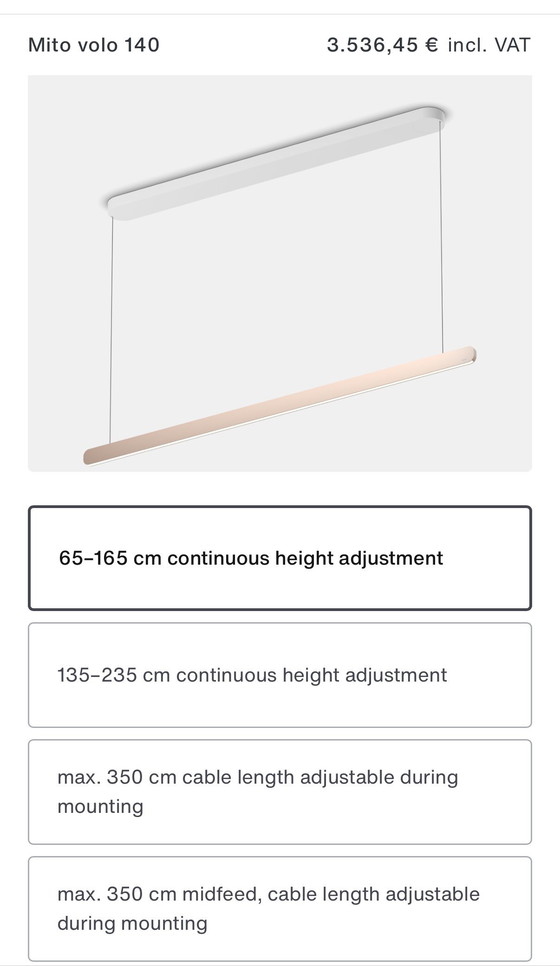 Image 1 of Occhio Mito Volo 140 - Oro Mate / Capota blanca
