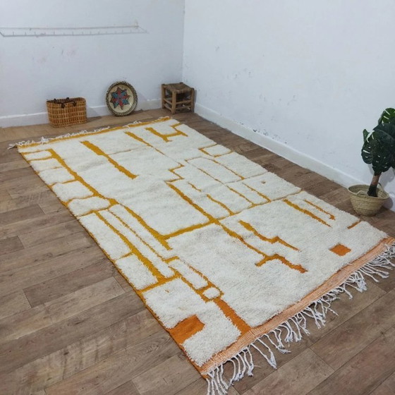 Image 1 of Tappeto berbero XXL in lana – Pezzo unico artigianale realizzato a mano (300 × 185 cm)