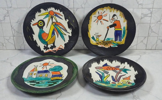 4 Bugette Plates, 1960s – Crockery, Porcelain, Vintage (photo 5 of 5)