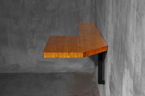 Image 1 of Wall-Mounted Console Table by Charlotte Perriand, France, 1950s