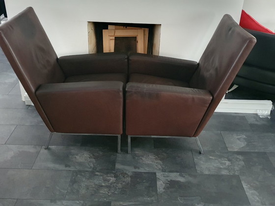 2 Poltrone Gelderland 6540 Design Jan De Bouvrie – Leather (photo 5 of 8)