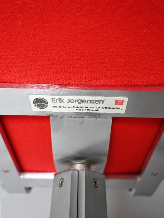 Image 1 of Red Corona Chair by Poul M. Volther