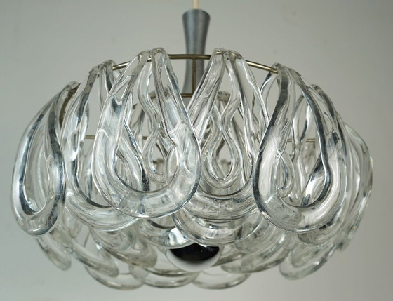 mid century PENDANT LIGHT with 24 acrylic elements 1960s 1970s space age hanging lamp – Pendant lamps (photo 3 of 11)