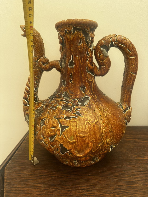 Image 1 of Large vintage jug from the 60s - Ceramic Honey