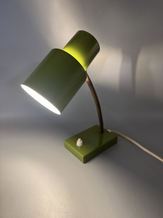 Image 1 of Vintage green desk lamp – 70s style