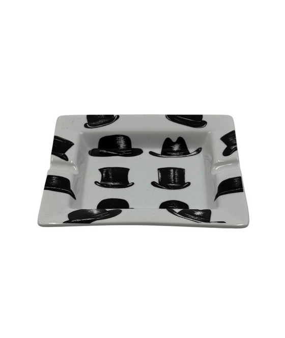 Image 1 of Cendrier en céramique, dans le style de Piero Fornasetti, France, années 1970
