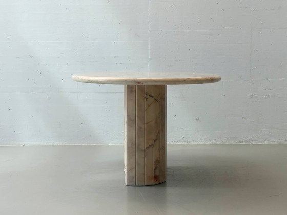 Mesa de comedor de cuarzo rosa, fabricada en Italia en la década de 1980. – made in italy, Mesas de comedor (photo 8 of 17)