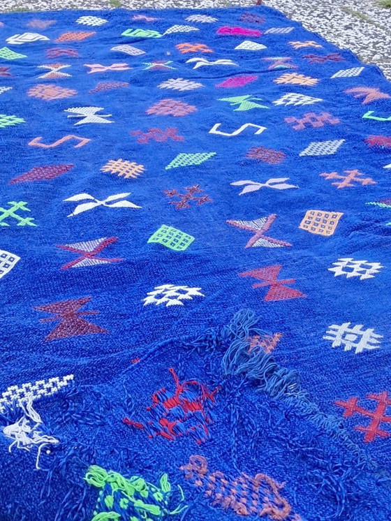 Image 1 of Handgeknoopt Berber kleed wol 243x140cm