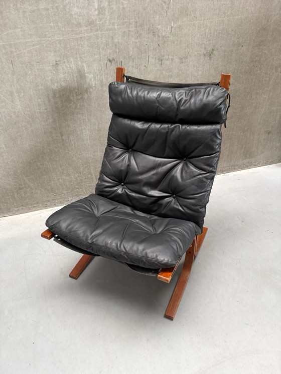 Ingmar Relling Siësta Lounge Chair - Westnofa 1960s – Armchairs, Wood, Leather (photo 4 of 9)