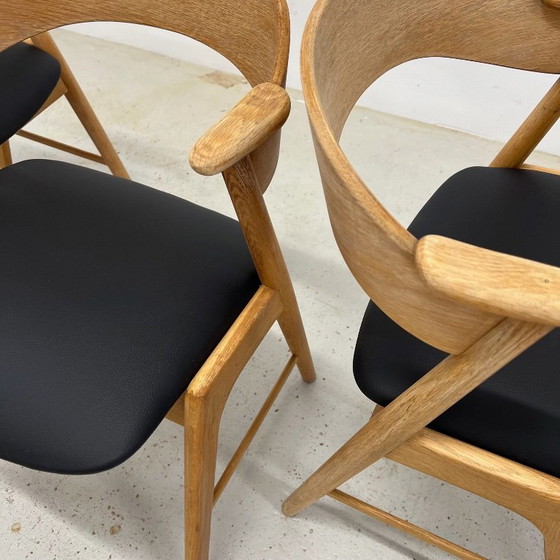 Image 1 of Sillas de comedor Kai Kristiansen Modelo 32, Korup Møbelfabrik.