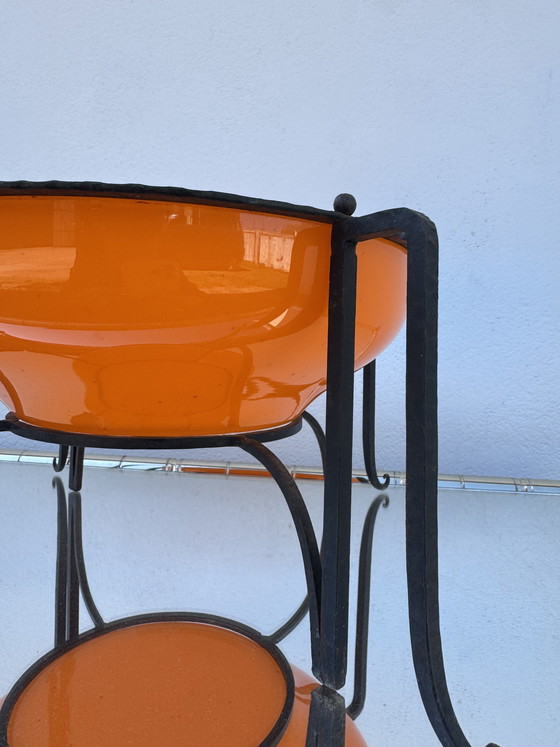 Image 1 of Ciotola con piedistallo in stile Art Déco KOLEK