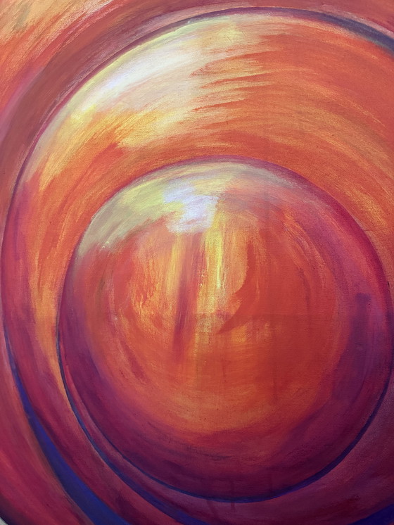 Image 1 of Schilderij Hans Kooijman Titel “Oogst Der Perikelen” Afmeting 180 x 140