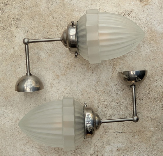 Image 1 of Set von Art-Deco-Wandlampen