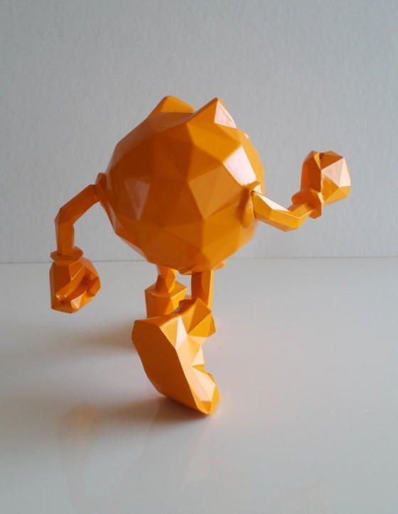 Image 1 of Richard Orlinski - Sculpture Pac-Man Orange