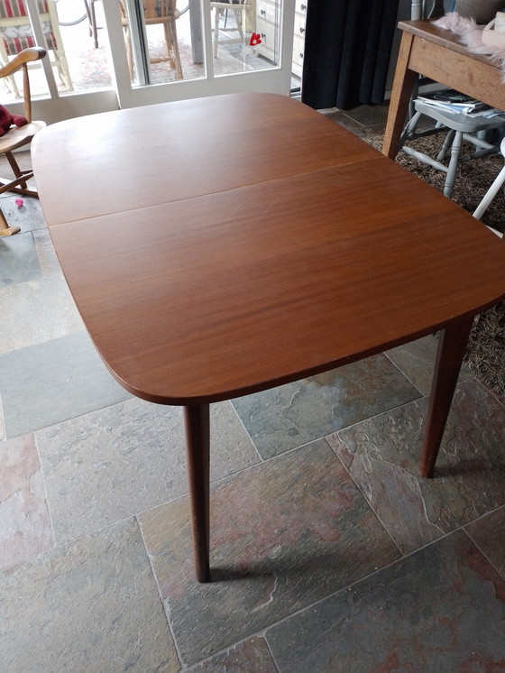 Image 1 of Mid-century extendable table
