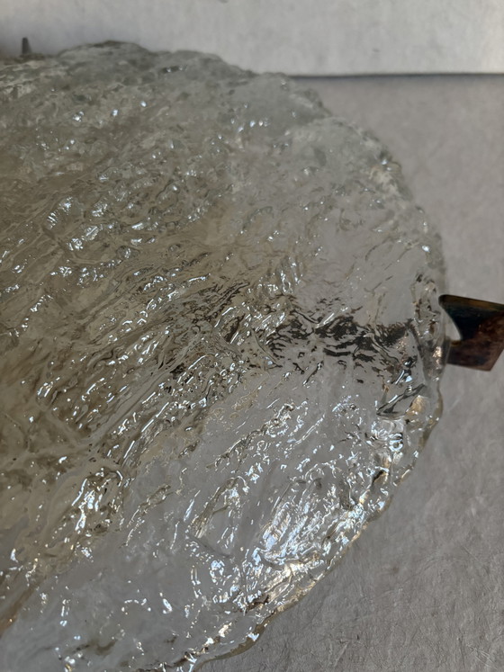 Vintage 40 Cm Kaiser Leuchten Ijsglas Plafondlamp Jaren 60 – Plafondlampen (photo 6 of 13)