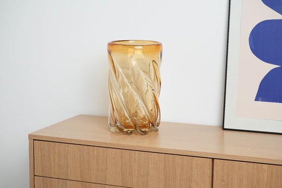 Image 1 of Art glass vase, Italian design, 1960s, production: Italy