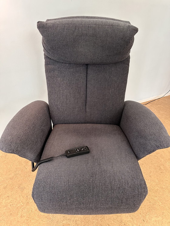Image 1 of Himolla S-Lounger recliner - extra luxury version with 3 motors - basalt gray