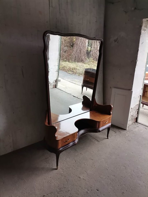 Italiaanse Mid-Century Kaptafel, jaren 50