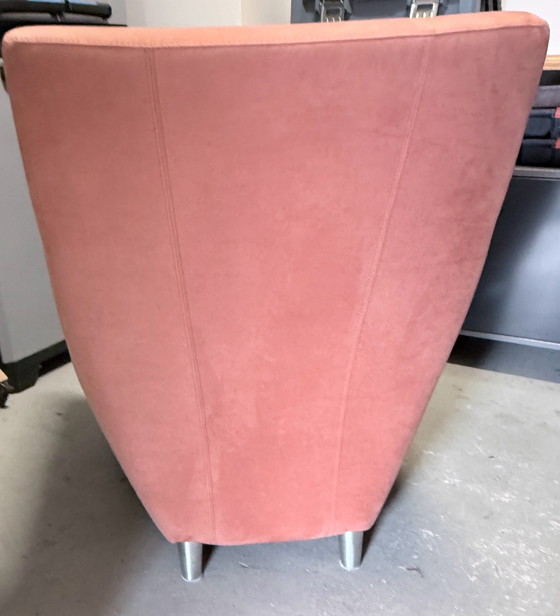 Two Leolux Dolcinea Armchairs. (Used), Textile, Orange (photo 5 of 5)