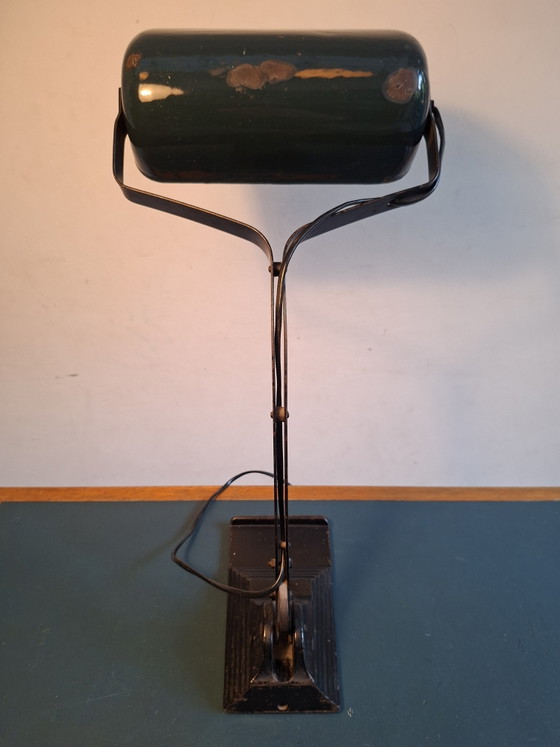 Lampe de bureau Vintage Horax, Années Trente – Cast Iron, Metal (photo 4 of 10)