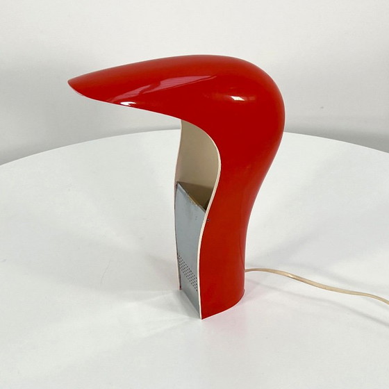 Lámpara de mesa Pelota Coral de Cesare Casati / Studio D.A. para Lamperti, años 70 – Lámparas de mesa, Metal (photo 8 of 10)