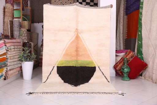 Tapis marocain en laine naturelle 300cmx150cm