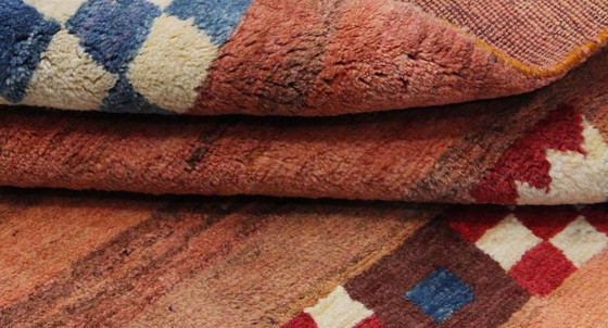 Image 1 of Original Perserteppich Gabbeh Ghashghai Orientteppich 204 cm x 108 cm Alt Natur