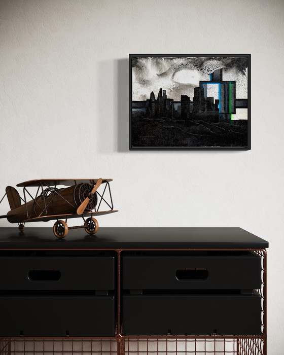 Image 1 of Eugène Eechaut (1928-2019) Abstract Landscape, Ink, 1993