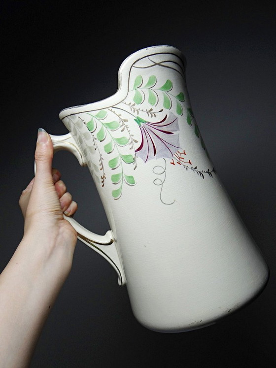 Image 1 of Large antique earthenware wash jug from Hamage Moulin des Loups