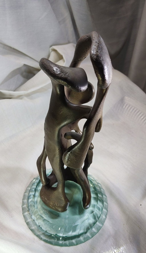 Abstract Bronze Sculpture "Family"
