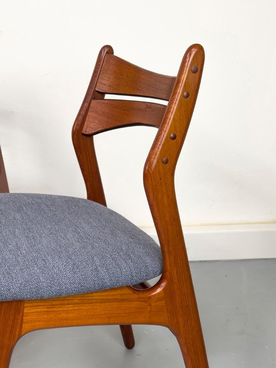 Teak Dining Chairs by Erik Buch for Chr. Christensens Møbelfabrik, 1960s, Set of 6 – Wood (photo 6 of 24)
