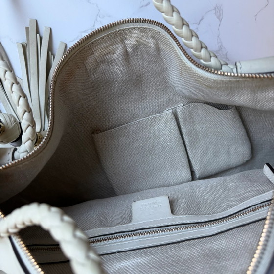 Gucci borsa tote in pelle beige fatta a mano – Borse tote, Bambù (photo 14 of 20)