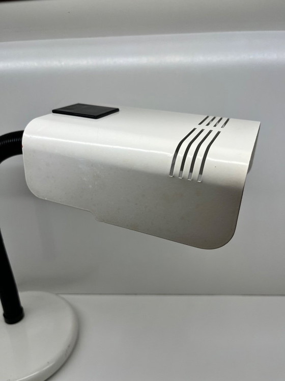 Image 1 of Sankey Gino Sarfatti Table Lamp for Targetti, Cream Brass, Black Plastic