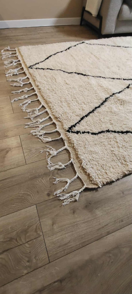 Tapis berbère 310 x 210 Boho tapis de laine marocain